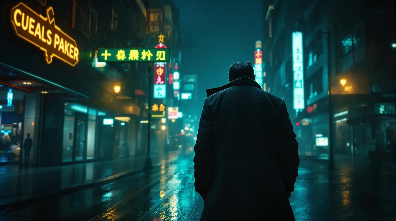暗夜追光吃瓜视频主视觉海报